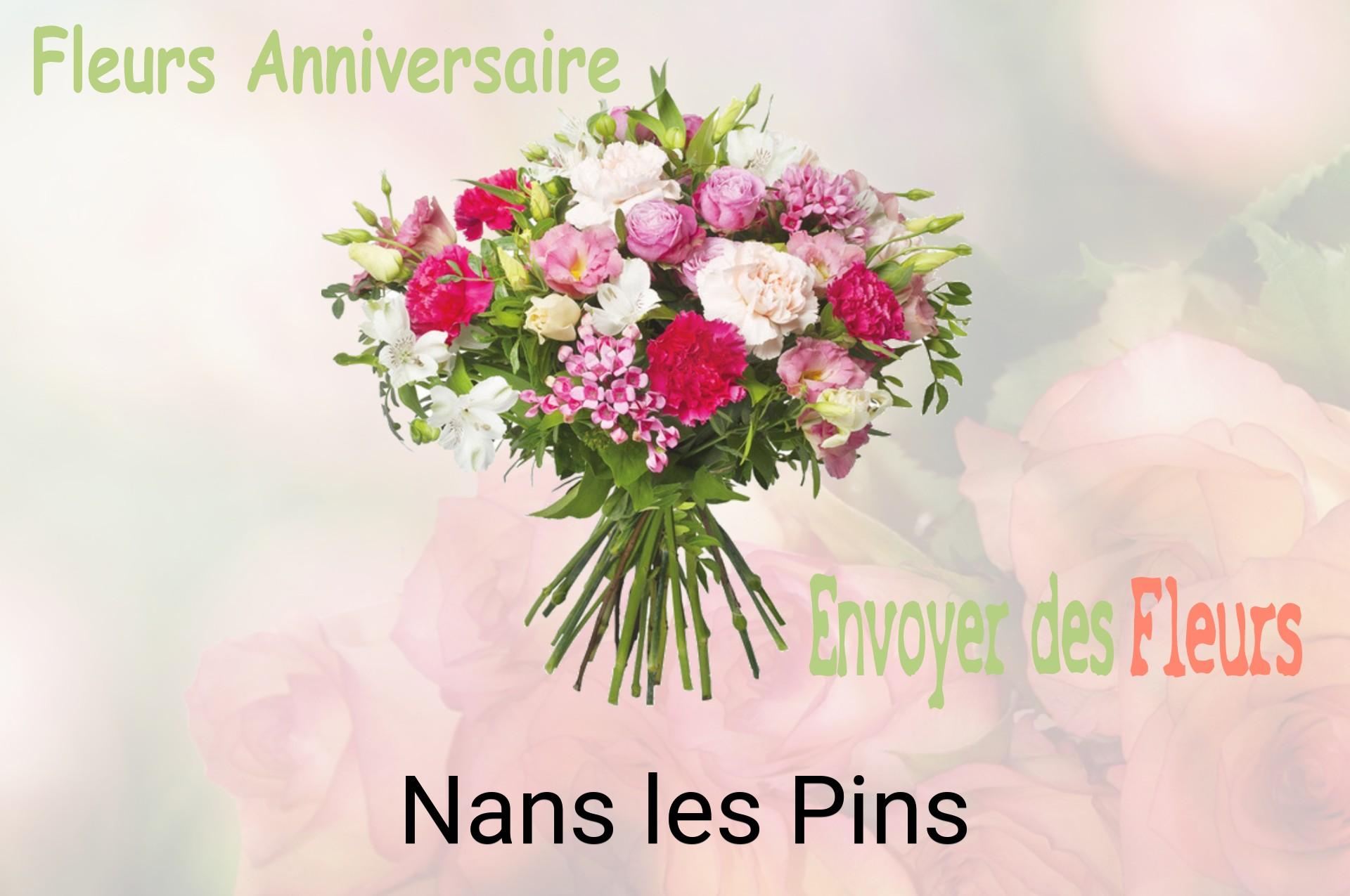 Bouquet de fleurs d’anniversaire livré à Nans-les-Pins
